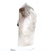 Morion quartz from Brazil, small crystallized point on a stand - 4