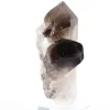 Morion quartz from Brazil, small crystallized point on a stand - 6