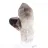 Morion quartz from Brazil, small crystallized point on a stand