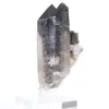 Mini morion quartz crystal from Brazil, black stone on a stand - 6
