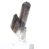 Small-size morion quartz from Brazil, slender point with stand - 2