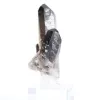Small-size morion quartz from Brazil, slender point with stand - 3