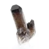 Small-size morion quartz from Brazil, slender point with stand - 5