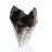 Small piece of Brazilian morion quartz, crystal on a holder