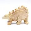 Carved steatite stegosaurus from Bolivia - 1