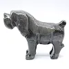 Carved natural steatite dog from Bolivia - 1