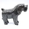 Carved natural steatite dog from Bolivia - 3