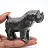Carved natural steatite dog from Bolivia