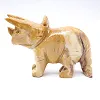 Natural steatite triceratops from Bolivia - 1