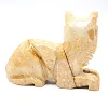 Carved steatite cat from Bolivia - 3