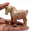 Carved steatite stone horse from Bolivia - 0