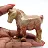 Carved steatite stone horse from Bolivia