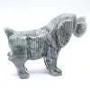 Carved Bolivian steatite dog figurine - 3