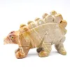 Bolivian steatite stegosaurus: prehistoric figurine - 1