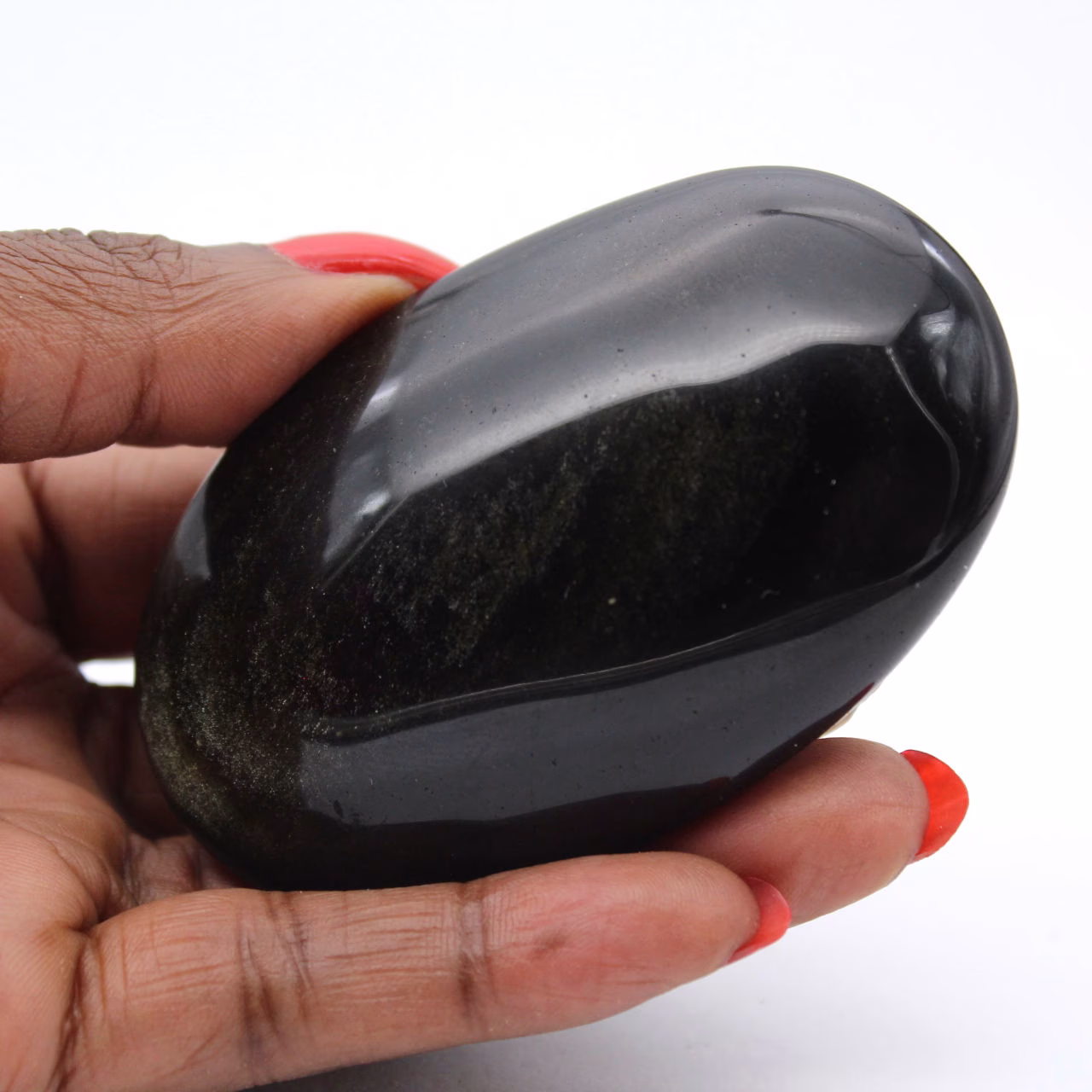 Mexican golden obsidian, 110 gram polished pebble