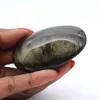 Polished Mexican golden obsidian pebble, 75 g piece - 0