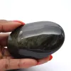 Large Mexican golden obsidian pebble, 115 g stone - 0
