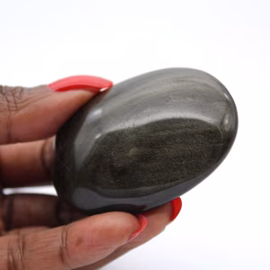 Small Mexican golden obsidian pebble, 55 g