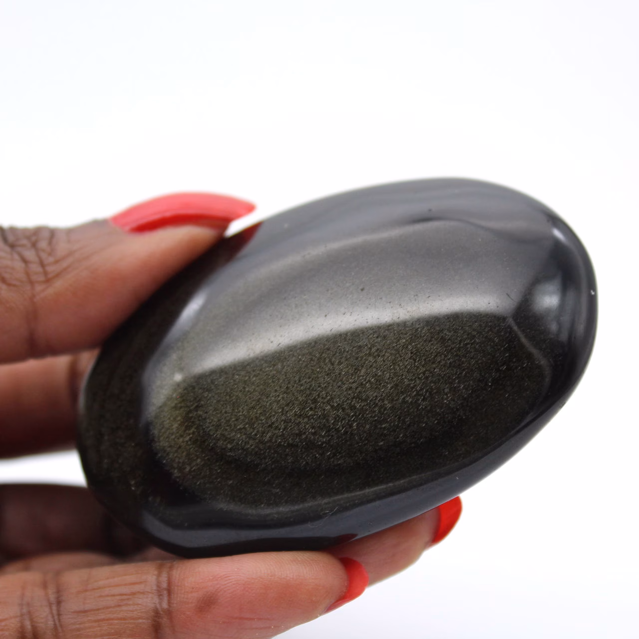 Mexican golden obsidian, 80 g collector's pebble