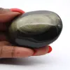 Polished Mexican golden obsidian pebble, 80 g piece - 0