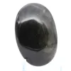 Mexican golden obsidian pebble, polished natural stone - 2