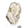 Polish Schalenblende two-tone slice on clear stand - 2