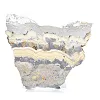 Polish Schalenblende raw and polished, display piece - 5