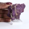Natural Purpurite from Portugal mounted on stand - 1