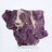 Natural Purpurite from Portugal mounted on stand
