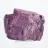 Raw Purpurite specimen from Portugal on stand
