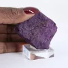 Raw Portuguese Purpurite mounted on stand for collection - 1