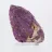 Raw Portuguese Purpurite – Mineralogical specimen on stand