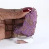 Purpurite from Portugal on stand – Raw natural mineral - 1