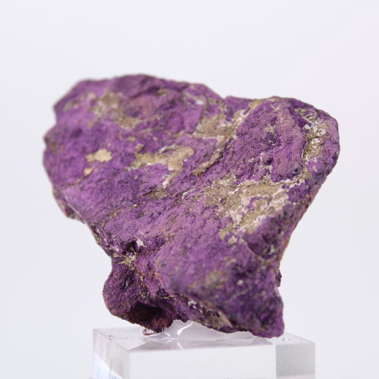 Natural Portuguese Purpurite on stand – Raw mineral