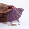 Raw Purpurite from Portugal – Purple specimen on stand - 1