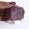 Purpurite from Portugal – Raw specimen mounted on stand - 1