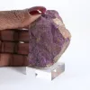 Raw Portuguese Purpurite – Collector's mineral on stand - 1
