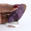 Raw Purpurite from Portugal on stand – Mineralogical collection - 1
