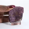 Purpurite from Portugal on stand – Raw mineral specimen - 1