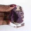 Portuguese Purpurite – Raw phosphate specimen on stand - 1