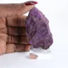 Raw Purpurite from Portugal – Natural mineral on stand - 1
