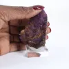 Raw Purpurite from Portugal – Collector's piece mounted on stand - 1